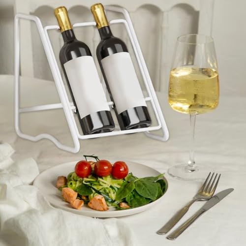 Soporte para botellas de vino de mesa Hsqqdc 21x24x24 cm miniatura 4