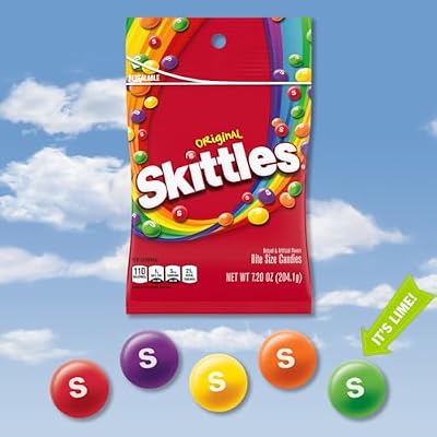 SKITTLES Original Chewy Candy, 7.2 oz Bag