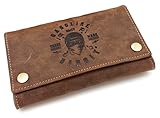bandit kette  Vintage Biker Wallet Geldbörse original GASOLINE BANDIT® aus Echtleder mit Kette