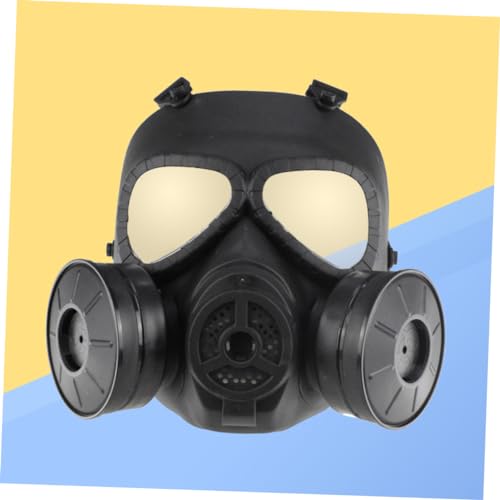 NIYANGLE 2 Unidades máscara de gás de rosto inteiro mascara de gas Máscara de gás protetora máscara