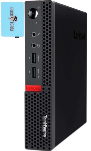 Lenovo ThinkCentre M625q Mini Desktop Computer (AMD E2-9000e 2-Core, 8GB RAM, 256GB PCIe SSD, Keyboard & Mouse, Integrated Graphics, 3 USB, 2 Display Port, Win 11 Pro) w/DKZ Hub USB Port Expander