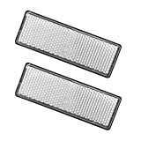 povtii 2 PCS Motorcycle Warning Reflectors, M6×1.0 Waterproof Plastic Reflective...