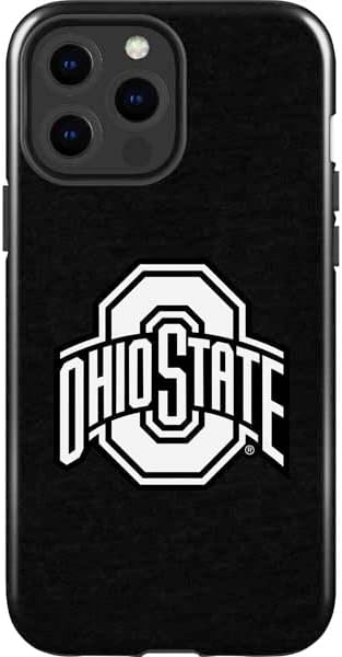 Skinit Impact Phone Case Compatible with iPhone 14 Pro Max - Officially Licensed Ohio State University OSU Black Design
