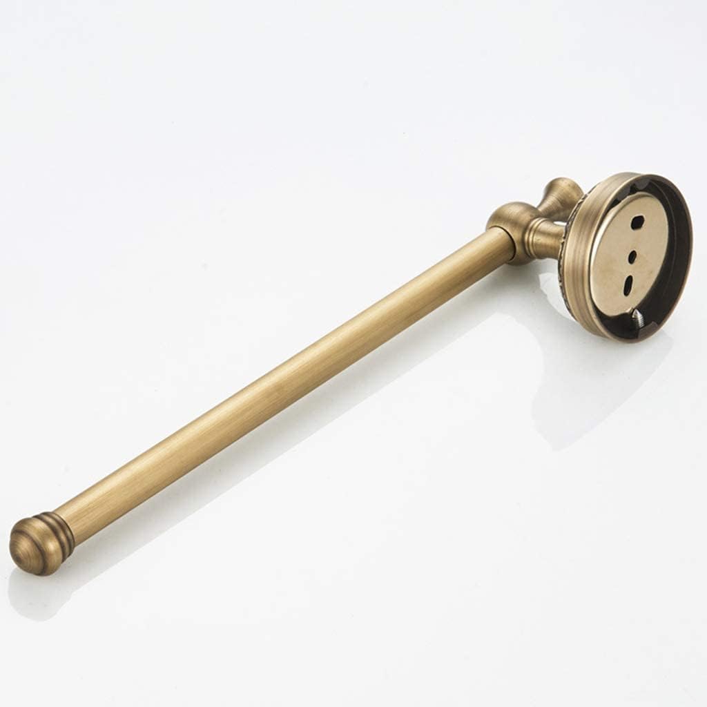 Towel Rails Retro Tower Hanger, Metal Copper Single Pole Bathroom Hardware Decoration Accessories Creative Pattern Rack Holder Racks