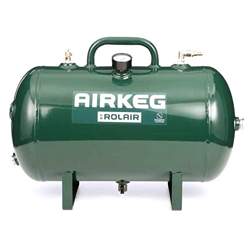 Rolair Airkegplus 10 Gallon Portable Air Storage Tank Compressor Accessory #TOP4