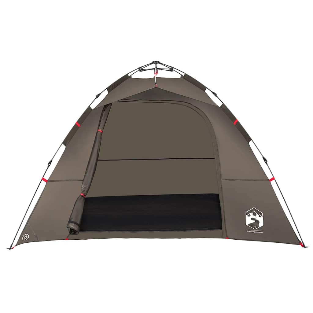 Tienda de Pesca 4 Personas Apertura rápida marrón,Deportes,Actividades al Aire Libre,Camping y Senderismo,Tiendas de campaña,4.55kg-4005327