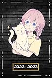 2022-2023: Softcover  A5 (6x9)  One Week on a Double Page  From Monday to Sunday  Weekly Planner, Calendrier, Calendario, Calendar, Planificador, Kalender, Diary  Cat Kawaii Girl