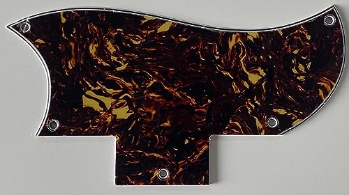 Golpeador de guitarra Epiphone SG de estilo estándar (4 capas de tortuga marrón)