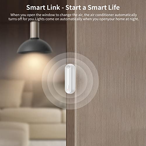 Miniatura 4 de Emylo Sensor De Puerta Wifi, Alarmas Para Casa Inteligente Tuya, Envíe Alertas A Su Móvil En Tiempo Real, Funciona Con Alexa Google Home, Sensor De Contacto Abierto De Puerta