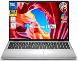 Dell 16 Laptop DC16251-16.0-inch 16:10 FHD+ Touchscreen Display, Intel 10-Core 7 150U(up to 5.4 GHz), 32 GB DDR5, 1 TB SSD, Fingerprint Reader, Wi-Fi 6E, Backlit Keyboard, Windows 11 Pro
