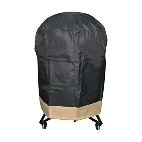 onlyfire Kamado Ceramic Grill Cover Fits for Big Green Egg, Kamado Joe, Vision Grills, Char Grillers, King Griller, Broil King, 30" DIA X 34" H Cover