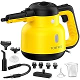 TORFRUE スチームクリーナー、スチーム洗浄機連続スチームロック付き、12ピースのアクセサリーセットを備えた、使用時間無制限、加圧高温スチームクリーナー多目的および多面すべての自然で化学薬品を使用しない家庭、キッチン、自動車、用スチームクリーニング、カーペット 除菌 掃除 年末清掃