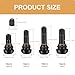 ZDwfDc 65PCS Tubeless Valve Stems TR412-415 Rubber Snap Black Standard Length Replacement for Rim Holes Automotive Tires Standard Vehicle DD008-65