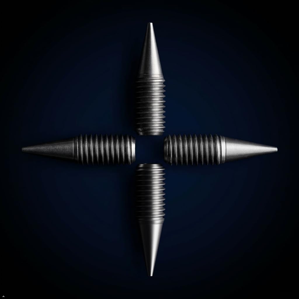 PrecisionGeek M10 L-35 Acciaio Inossidabile Spike Cono absorber altoparlanti vite Presa esagonale 4pz