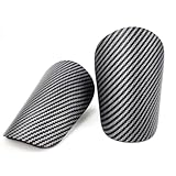 VYIBPDY Espinilleras Futbol Niño Espinilleras de fútbol para Adultos y niños - Shin Guards Mini con Bolsa, 8x5cm, Color Negro