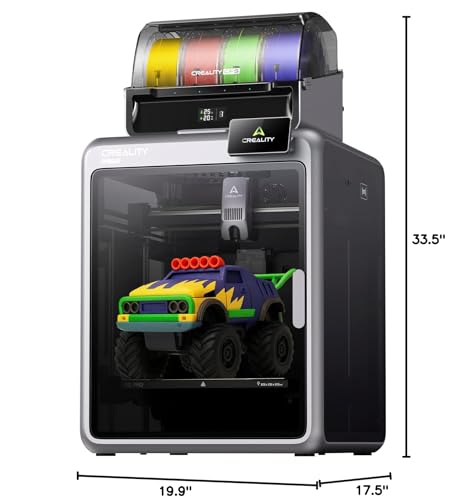 Creality K2 Pro Combo (A) 3D Printer, Multicolor Color Printing with CFS, 600mm/s High-Speed, Dual AI Camera, Active Chamber Heating, Auto Leveling, Large Build Volume 300&times;300&times;300mm