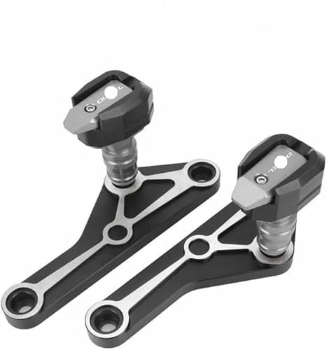 Sturzpad Für Ducati Für Xdiavel/S Und Für Diavel 1260/S/1262/S – Motorrad-Fallschutz Rahmenschleifer Verkleidungsschutz Sturzpad-Protektor(Titanium-T)