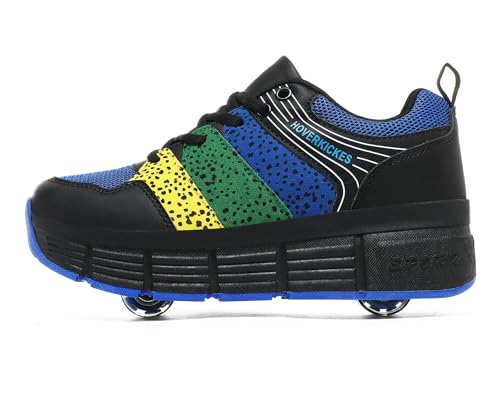 HOVERKICKES Deformation Wheel Roller Skates for Kids