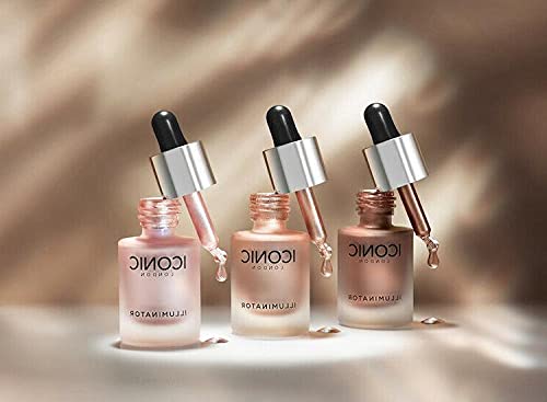 Image of HUDA GIRL BEAUTY Wet Iconic Highlighter and Wild Illuminating Chrome Metallic For Natural Makeup