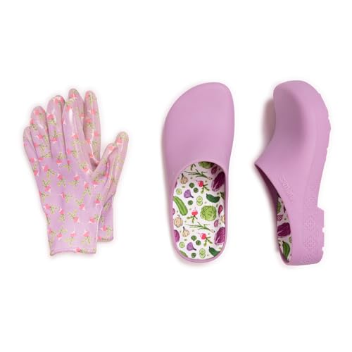 Image of MUK LUKS Women's Garden Clogs and Gloves Sets