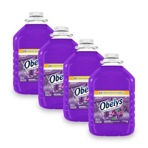 OBELYS Lavender Scented Multi-Purpose Cleaner - 4 Pack - 128