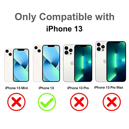 Mophinda Compatible Black Bat Iphone 13 Case Design With Tire Texture Anti Slip + Shock Resistant Rugged Tpu Case For Iphone 13 6.1 Inch (2021) Bat Pattern #TOP6