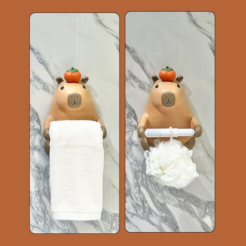 Support à mouchoirs Capybaras en résine pour table basse de salon