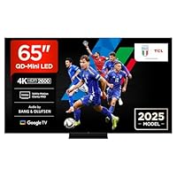 TCL 65Q7C 65 Inch QD Mini LED TV, 4K HDR Premium 2600, Smart Google TV (Dolby Vision IQ e Atmos,...