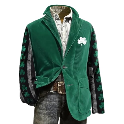 Veste velours côtelé homme avec imprimé festif et chic