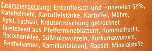 Chewies Trainingshappen Ente - Monoprotein Snack für Hunde - 300 g - getreidefrei & zuckerfrei - Softe Leckerlies fürs Hundetraining - hypoallergen (Packung mit 2)