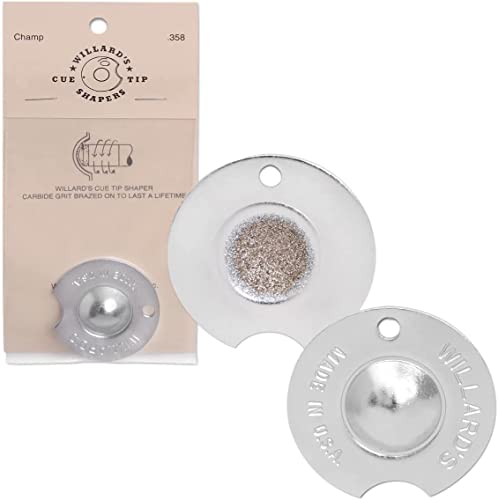 Willard Pool Cue Tip Shaper - Dime Radius #TOP4