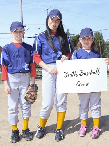 Image of Baseball Socks and Belt Set Cotton Youth Softball Socks for Boys Girls