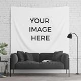 Custom Tapestry Customize Anime Tapestry Customized Tapestry Boho Mandala Tapestries Witchcraft Wall Tapestry Print Your Photo Hippie Wall Hanging Blanket Tapestry (180x200cm)