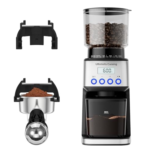 URintells Espresso Burr Grinder with 51 Settings