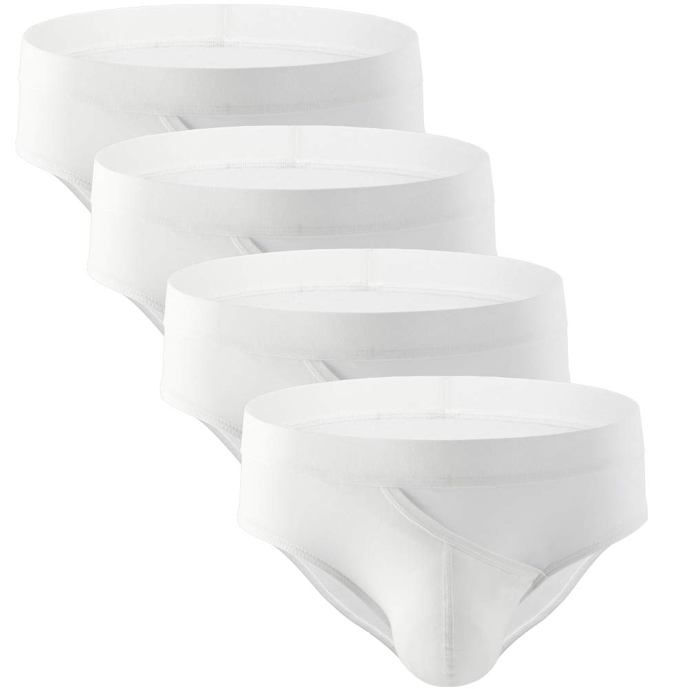 Mens Cotton Briefs Fly Front Pouch Underwear Pack …