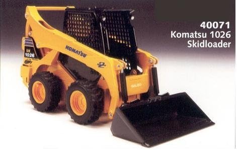 Komatsu 1026 Skidloader - 1/25 Scale