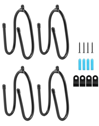 QWORK® Skateboard Halterung, Skateboard Wandhalterung, 4 Stück, für Snowboards, Skateboards, Bügelbretter