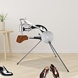 Manuelle Leder-Nähmaschine, Boden Stehend Ledernähmaschine, 360° Einstellbare Handnähmaschine, Maximale Stichbreite 6mm Schnittdicke 3-5mm, Schuster Nähmaschine für dicke Stoffe, Schuhe, Taschen