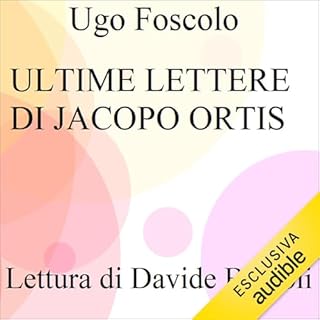Ultime lettere di Jacopo Ortis copertina