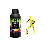 RESIONE CL-TH Tough ABS-Like Color 3D Printer Resin, Highly Saturated & Opaque Colors, Rigid and Tough, Wear & Scratch Resistant, Low Shrinkage for Figures, Models & Prototypes, Lemon Yellow-1KG