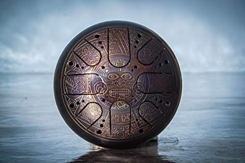 Tank Drum Kosmosky 9" (22 cm) KSY 206 Aztec Astral B minor miniatura 1