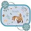 Mepal Campus Lunchbox Little Dutch – Personalisierte Bento Brotdose mit Namen für Kinder – Bento-Einsatz & Gabel – Clip-Verschluss – BPA-frei & spülmaschinenfest – 750 ml – Forest Friends