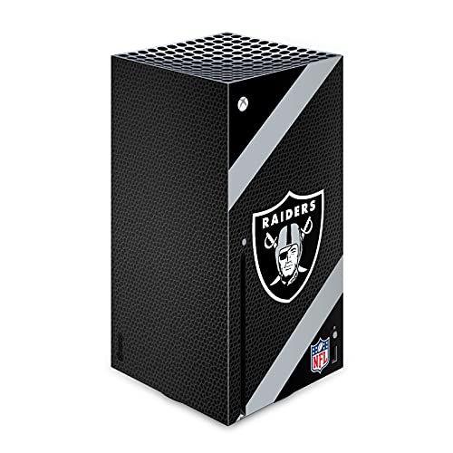 Sticker Xbox Series X NFL Raiders protection vinyle noir gris autocollant manette console jeu video