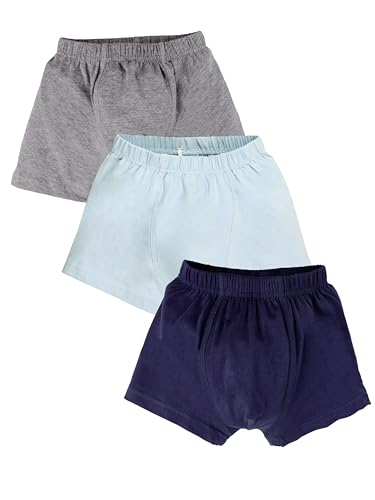 Image of KiddoPanti Boys Boxer Shorts Pack of 3 | Soft Cotton-Lycra Blend | Comfortable Fit with Bio Wash for All-Day Comfort | Kids Briefs