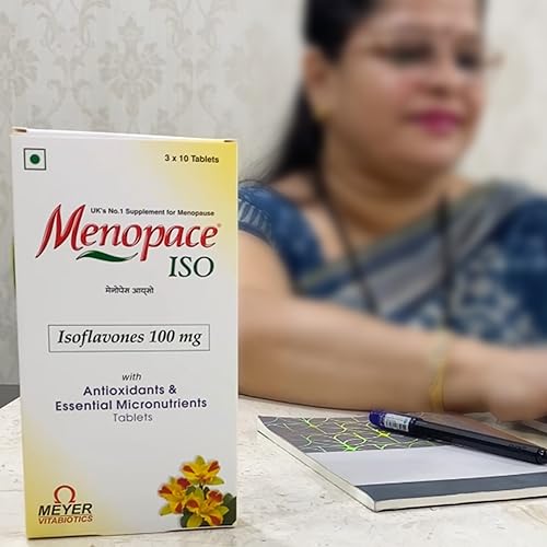 Menopace ISO 30 tablets with Isoflavones, amino acids & essential vitamins to support menopause symptoms, reduces hot flashes, night sweats & mood... - Image 5