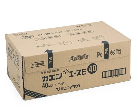Amazon.co.jp: 固形燃料 カエン ニューエースE [40g] [40個*5袋](計200