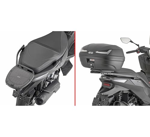 Givi top case b360nt2 monolock tech avec support sr9263 design profilé et étanche voge sr3 250 - 2