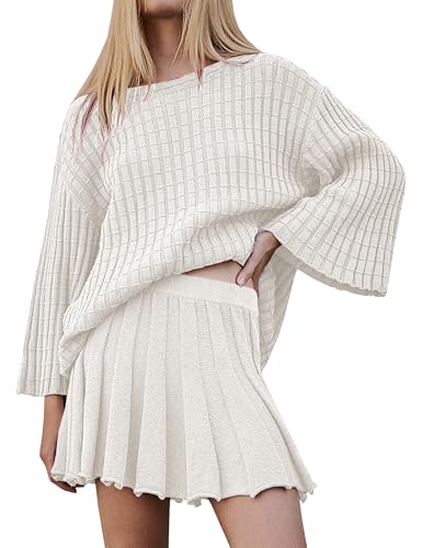 Tiko Miko Sweater Set 2 Piece Skirt Sets for Women