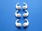 6pcs (W-NSTB) Left and Right Side Stabilizers Wing Fins Adapters Eartips Compatible with in Ear Earphones with 4mm to 6mm Nozzle Attachment