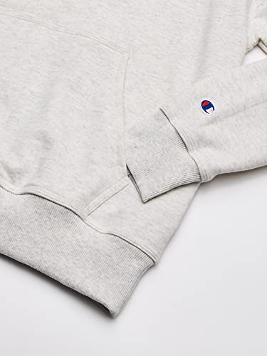 Champion Men's Pullover Fleece Hoodie, Standard Fit, Midweight, C Logo, Available in Regular and Big & Tall, Oatmeal Heather - C Logo, XX-Large